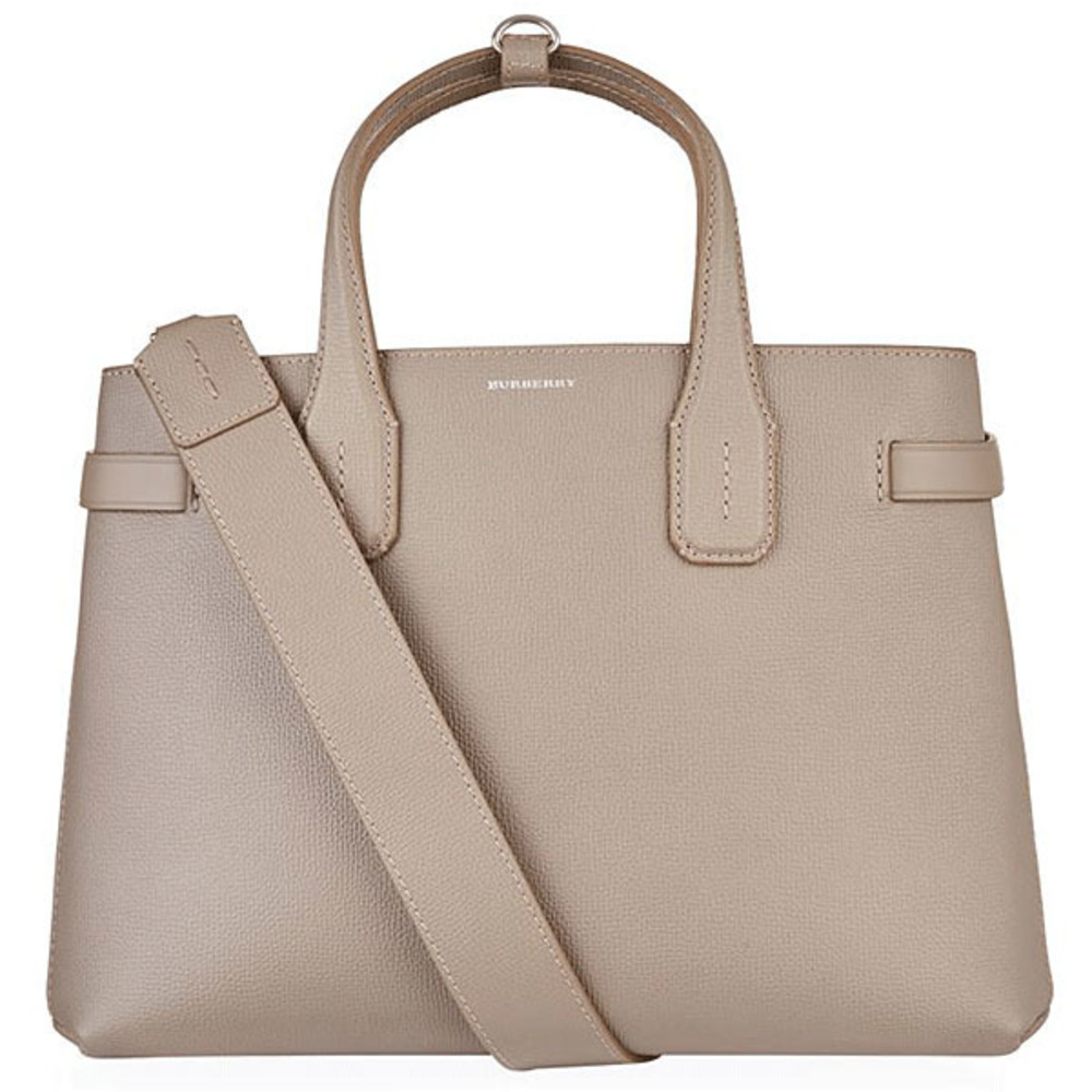 Burberry London Outlet Leather Tote Bag Beige